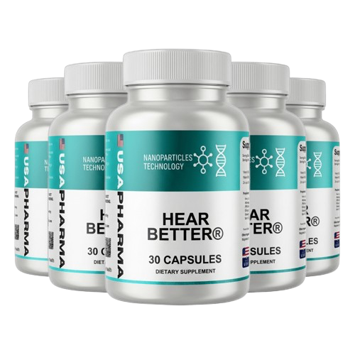 HearBetter - 6 Bottles Hearing Support (30 Capsules Each)